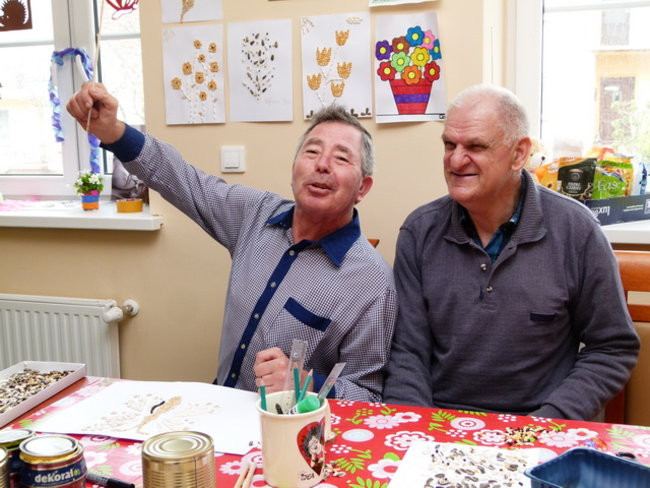 Wstęga w domu dla niepełnosprawnych (zdjęcia)