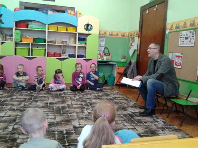 Poseł u przedszkolaków (zdjęcia)