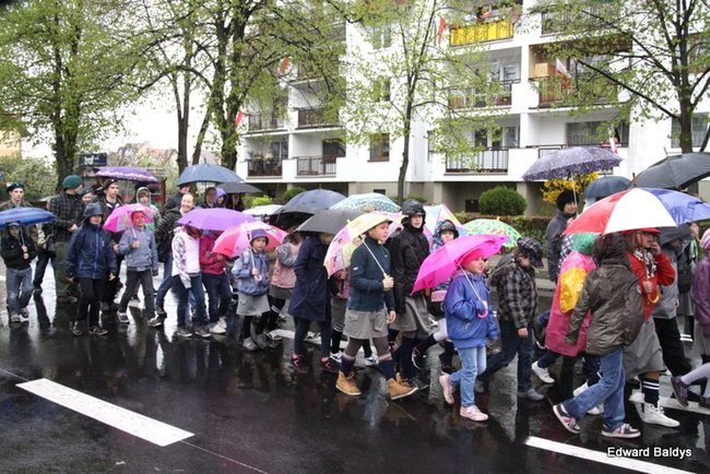 Deszczowy 3 Maja ( zdjęcia)