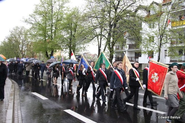 Deszczowy 3 Maja ( zdjęcia)