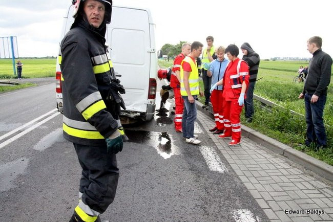 Kraksa w Lasocicach (zdjęcia, dźwięk i wideo)