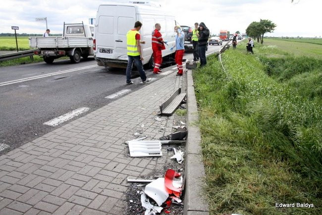 Kraksa w Lasocicach (zdjęcia, dźwięk i wideo)