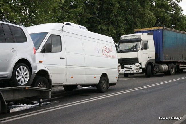 Kraksa w Lasocicach (zdjęcia, dźwięk i wideo)