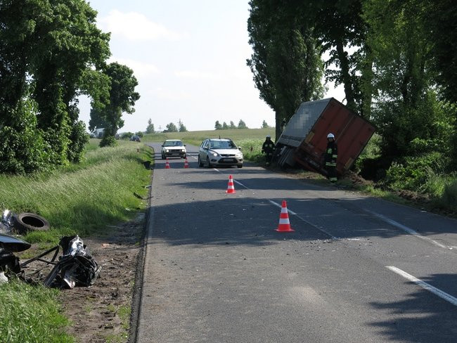 Wypadek pod Wojnowicami (dźwięk, zdjęcia i wideo)