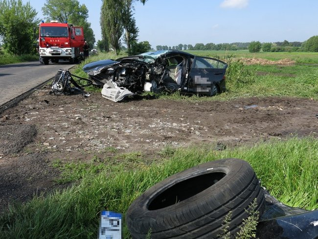 Wypadek pod Wojnowicami (dźwięk, zdjęcia i wideo)