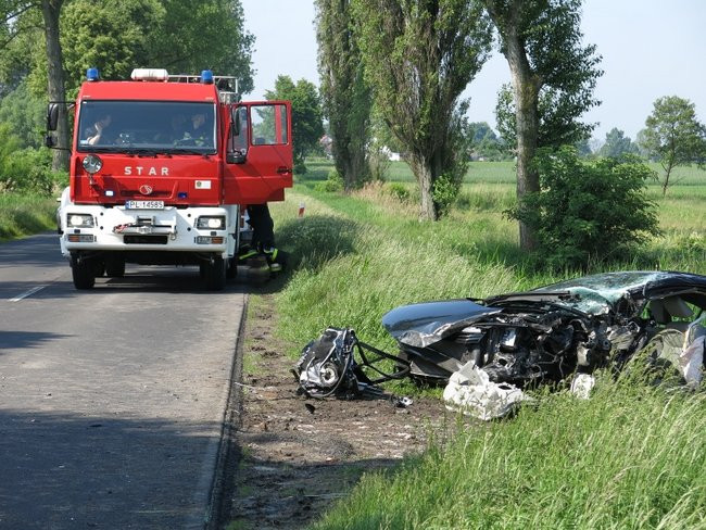 Wypadek pod Wojnowicami (dźwięk, zdjęcia i wideo)