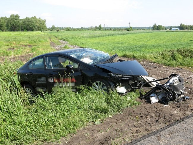 Wypadek pod Wojnowicami (dźwięk, zdjęcia i wideo)