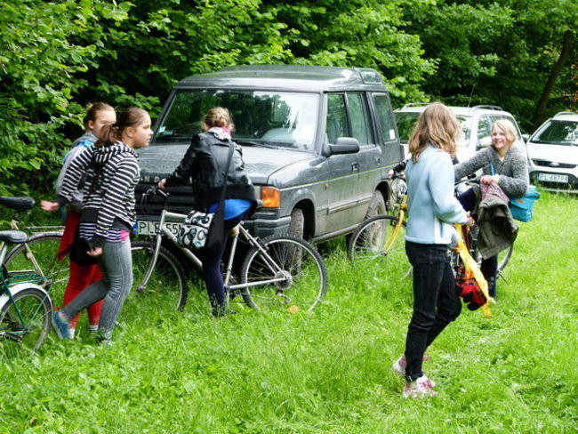 Edukacja przy leśniczówce (zdjęcia)