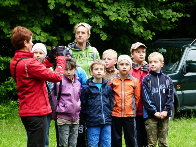 Edukacja przy leśniczówce (zdjęcia)
