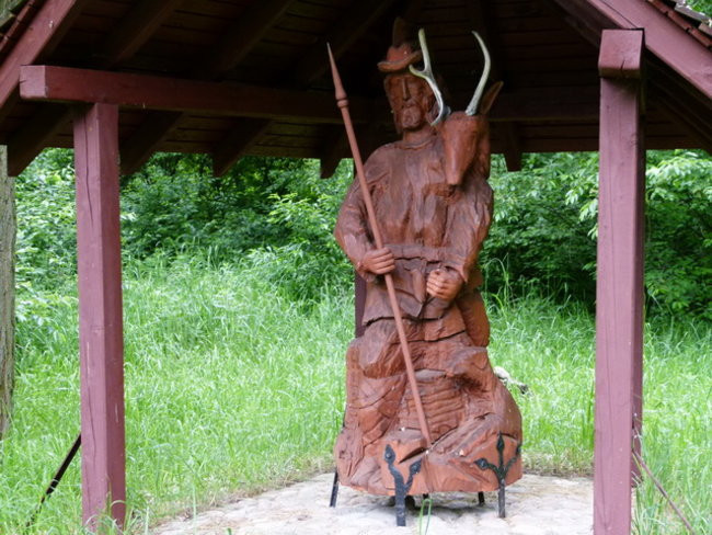 Edukacja przy leśniczówce (zdjęcia)