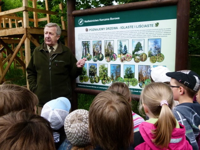 Edukacja przy leśniczówce (zdjęcia)