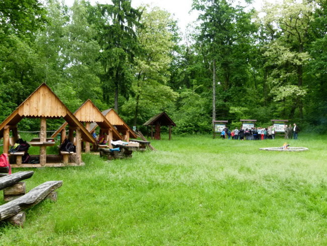 Edukacja przy leśniczówce (zdjęcia)