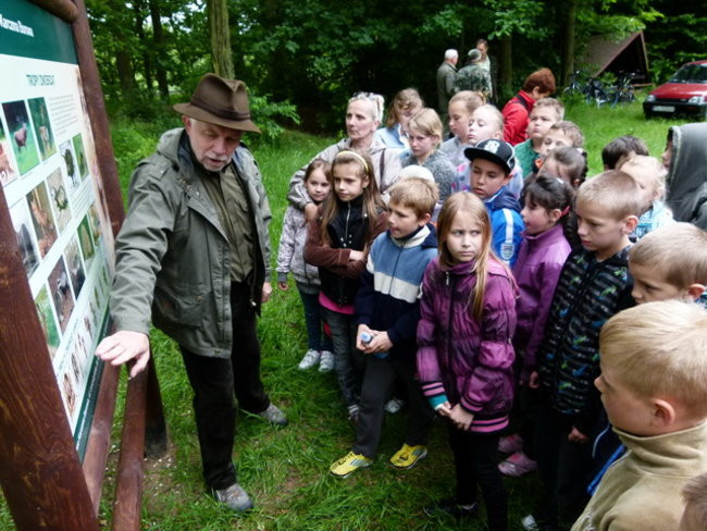 Edukacja przy leśniczówce (zdjęcia)