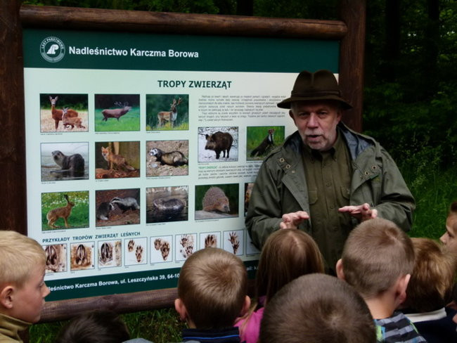 Edukacja przy leśniczówce (zdjęcia)