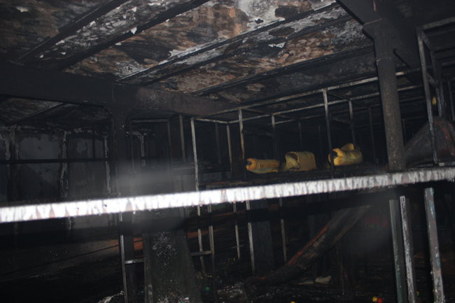 W nocy palił się Kangurek (zdjęcia)