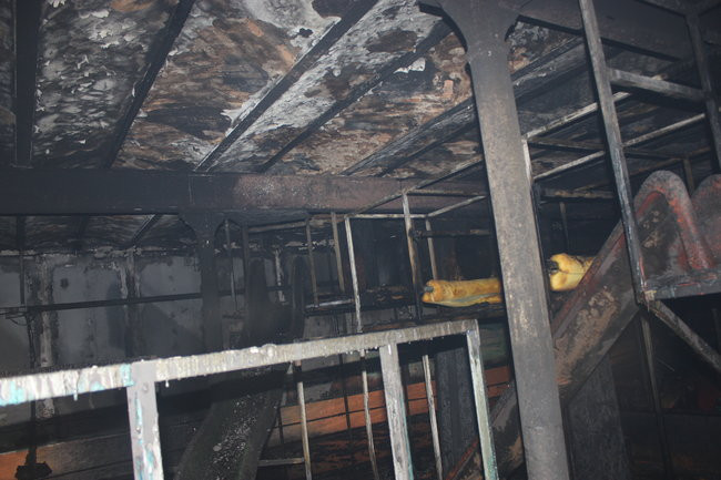 W nocy palił się Kangurek (zdjęcia)