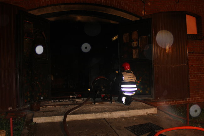 W nocy palił się Kangurek (zdjęcia)