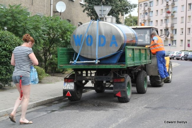 Nie było wody w części Leszna (zdjęcia)