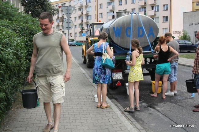 Nie było wody w części Leszna (zdjęcia)