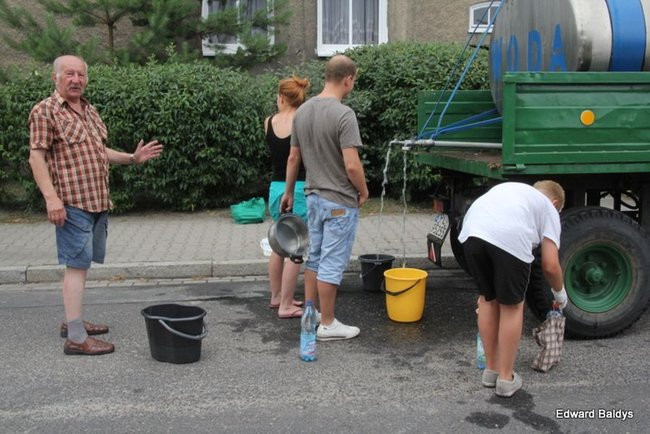 Nie było wody w części Leszna (zdjęcia)