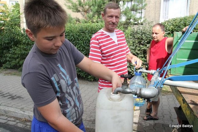 Nie było wody w części Leszna (zdjęcia)