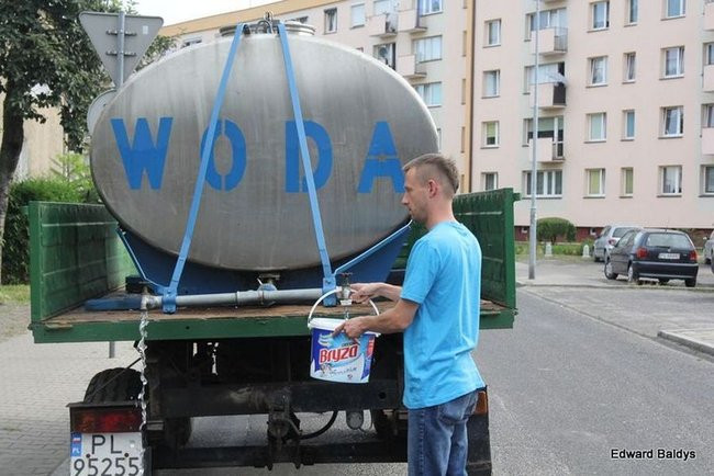 Nie było wody w części Leszna (zdjęcia)