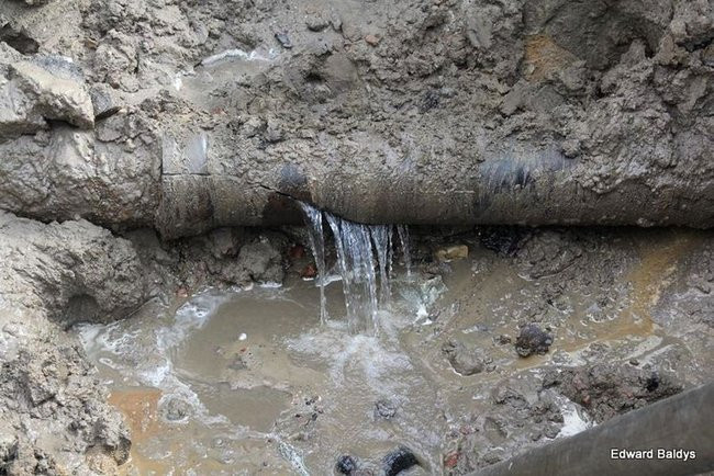 Nie było wody w części Leszna (zdjęcia)