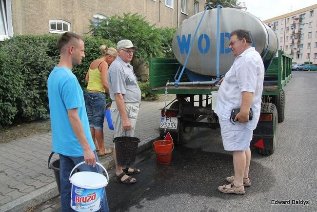 Nie było wody w części Leszna (zdjęcia)