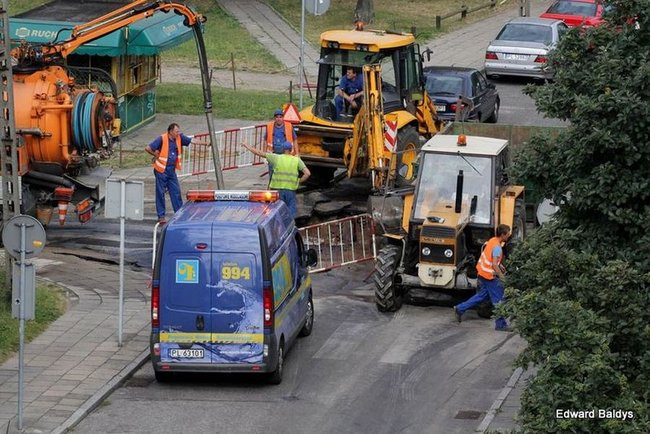 Nie było wody w części Leszna (zdjęcia)