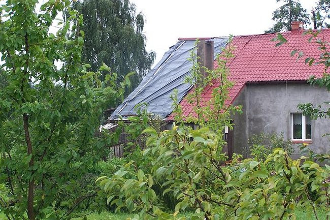 Nawałnice blisko Leszna (zdjęcia)