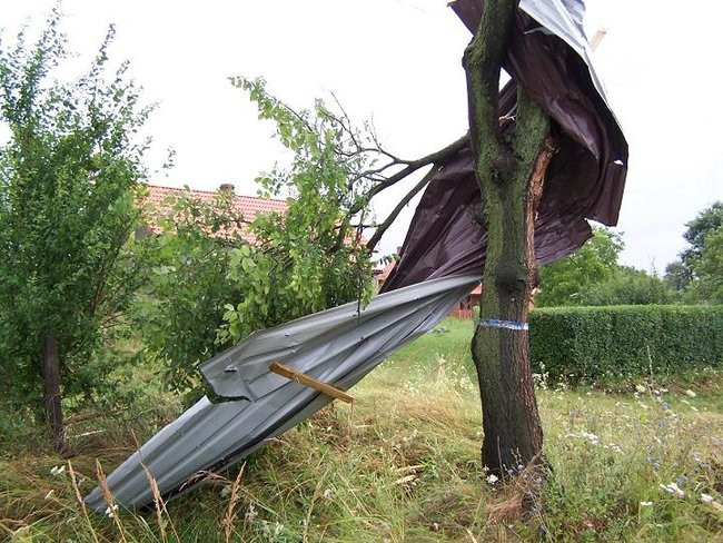 Nawałnice blisko Leszna (zdjęcia)