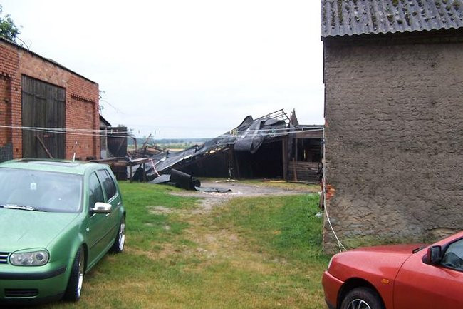 Nawałnice blisko Leszna (zdjęcia)