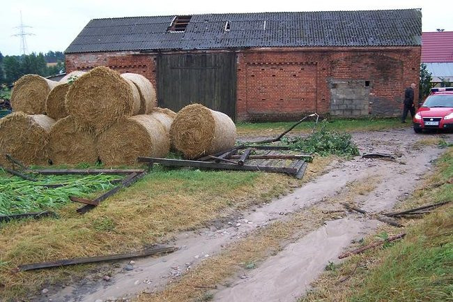 Nawałnice blisko Leszna (zdjęcia)