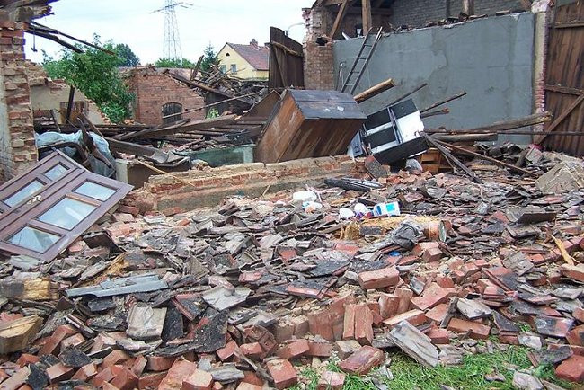 Nawałnice blisko Leszna (zdjęcia)