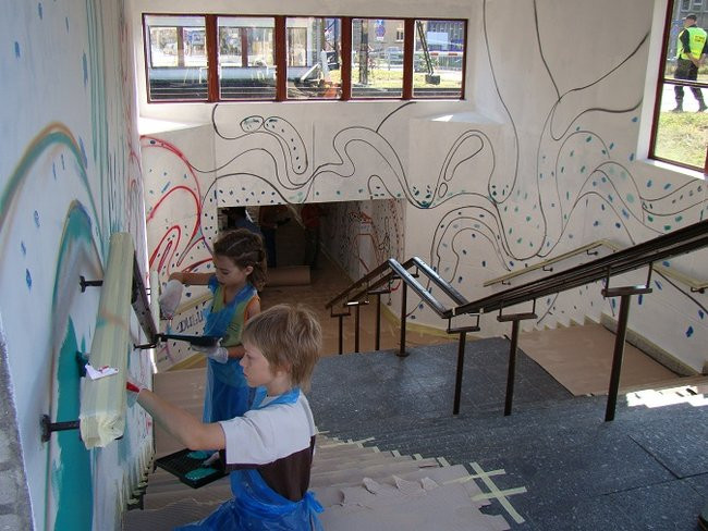 Tunel prawie pomalowany (zdjęcia)