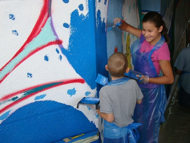 Tunel prawie pomalowany (zdjęcia)