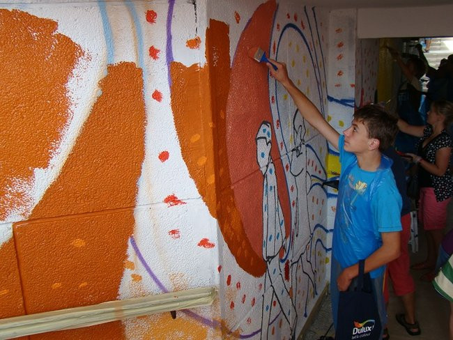 Tunel prawie pomalowany (zdjęcia)