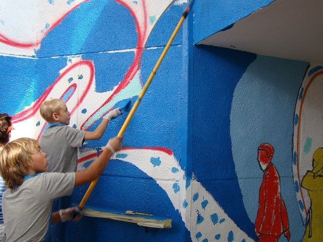 Tunel prawie pomalowany (zdjęcia)