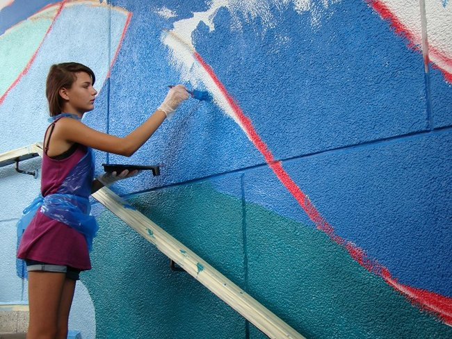 Tunel prawie pomalowany (zdjęcia)