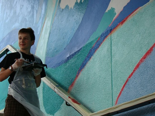 Tunel prawie pomalowany (zdjęcia)