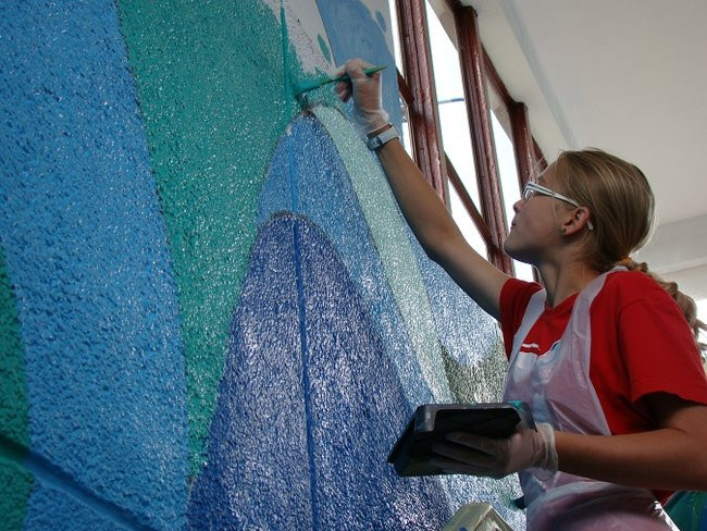 Tunel prawie pomalowany (zdjęcia)