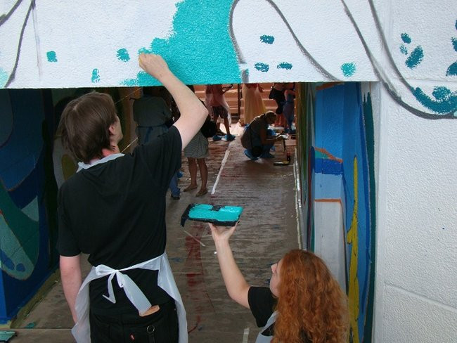 Tunel prawie pomalowany (zdjęcia)