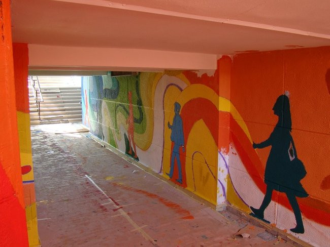 Tunel prawie pomalowany (zdjęcia)