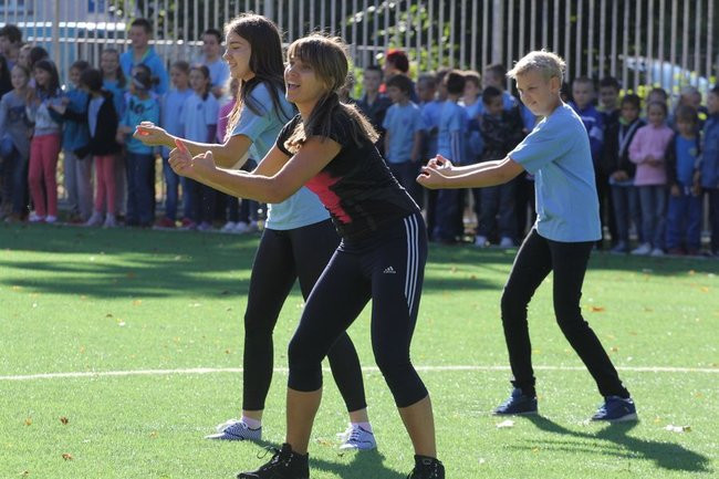 Pierwszy mecz na nowym boisku (zdjęcia)