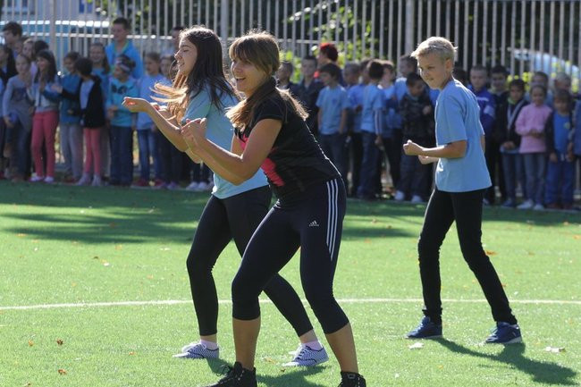 Pierwszy mecz na nowym boisku (zdjęcia)