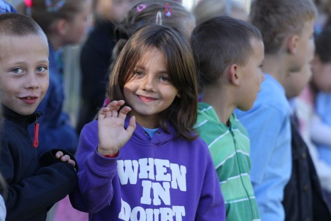 Pierwszy mecz na nowym boisku (zdjęcia)