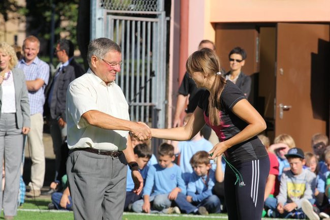 Pierwszy mecz na nowym boisku (zdjęcia)