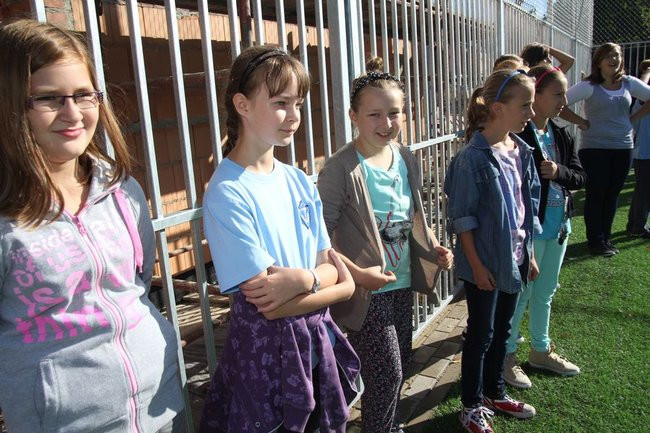 Pierwszy mecz na nowym boisku (zdjęcia)