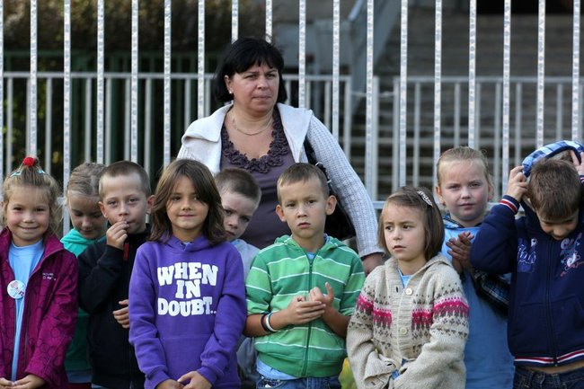 Pierwszy mecz na nowym boisku (zdjęcia)