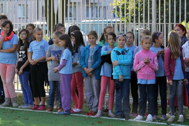 Pierwszy mecz na nowym boisku (zdjęcia)